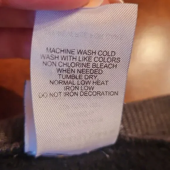 MODERN LUX Jerry Leigh Lucky Clover Crewneck Oversized Sweatshirt, XS, Grey - Picture 8 of 8